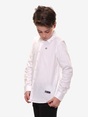 Boys Shirts - 100% Cotton - Pure White - Versatile - All Occasions