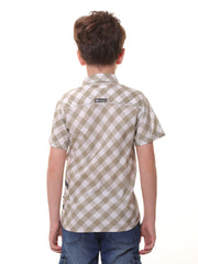 Boys Shirts - 100% Cotton - Check Shirt